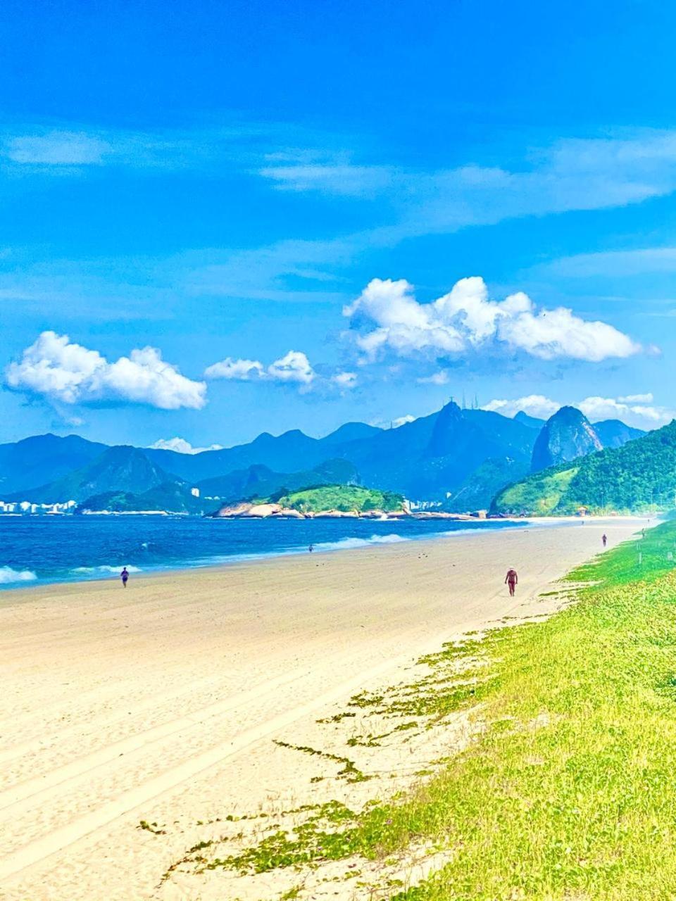 Excelente Apartamento Na Praia De Piratininga Com Vista Mar Нитерой Экстерьер фото